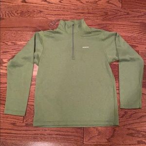 Girls Patagonia capliene half zip pullover